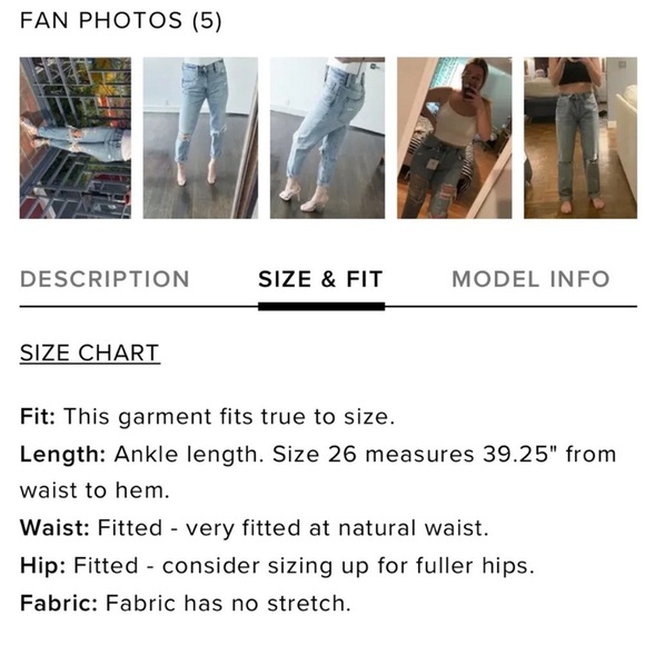 Pistola Presley '90s Roller Med Wash High-Rise Distressed Jeans. - Picture 15 of 15